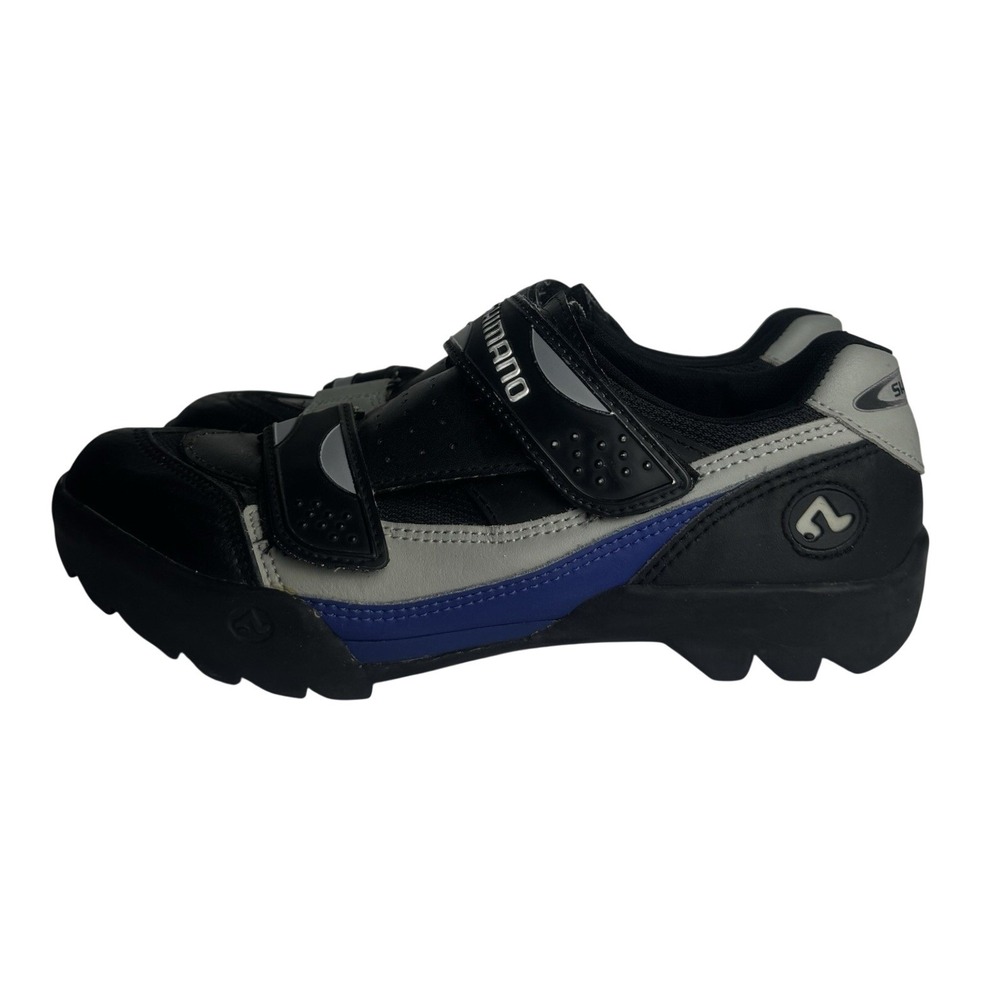 Shimano Shoes Women's US 7 / EU 40 Black Cycling MO70 Biking‎ Gray Blue